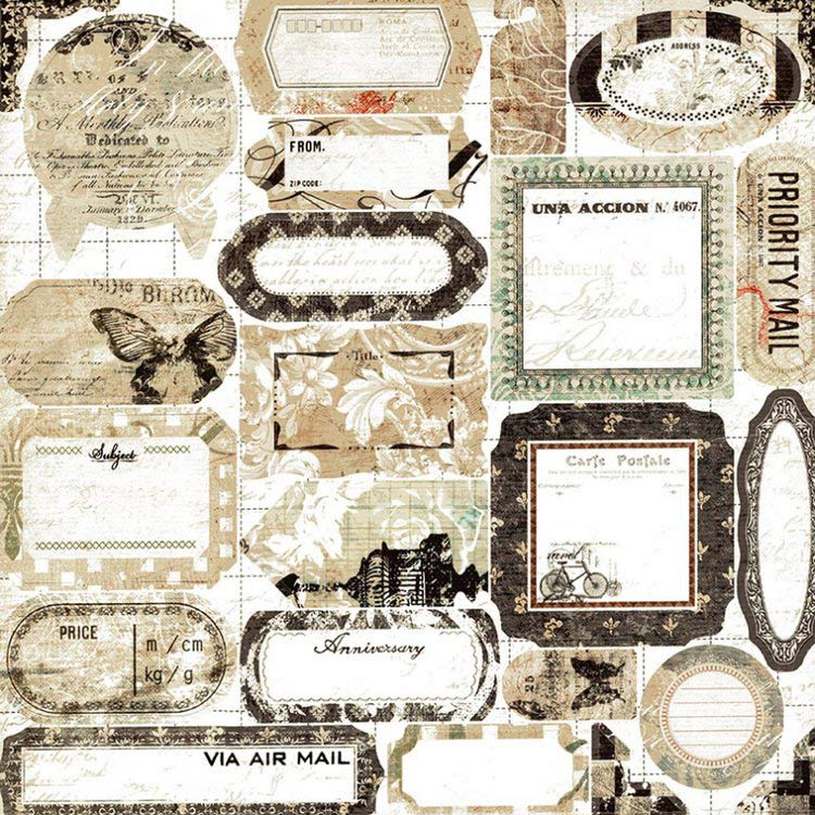 Набор бумаги «Мятные узоры» — картинка 10