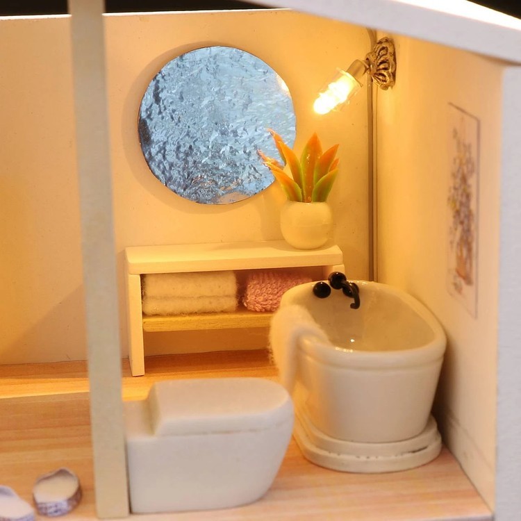 Набор для создания миниатюры (румбокс) «Уютное гнездышко» — картинка 9