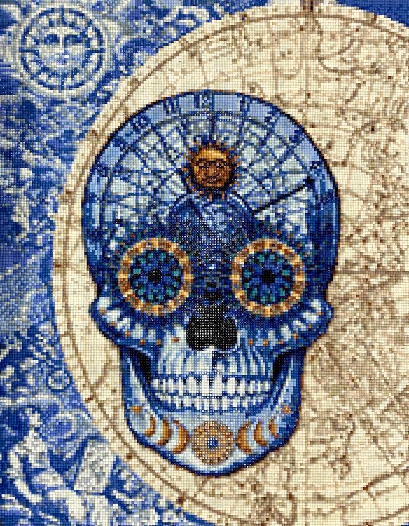Алмазная вышивка «Череп и карта» — картинка 2