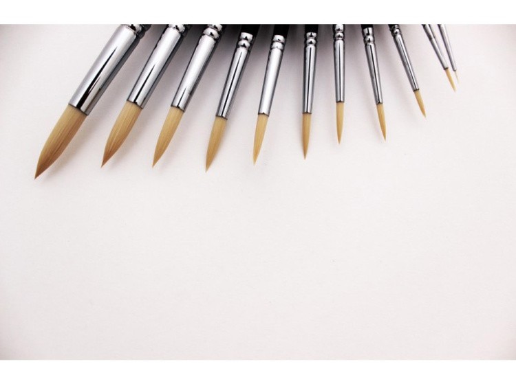 Кисть синтетическая «Зима» круглая №2 — картинка 3