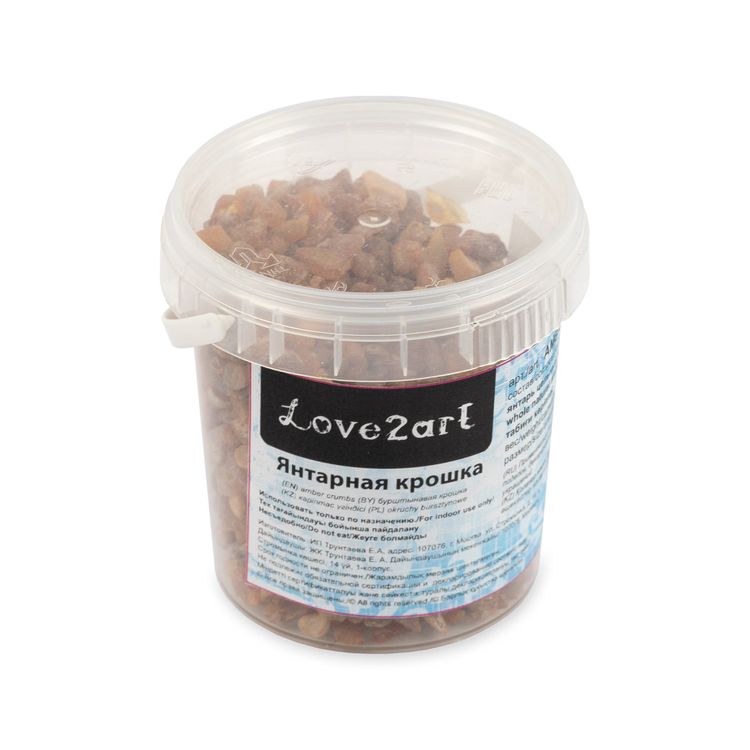 Янтарь цельный натуральный, 0,1-1 см, 100 г ± 5 г, Love2art — картинка 3