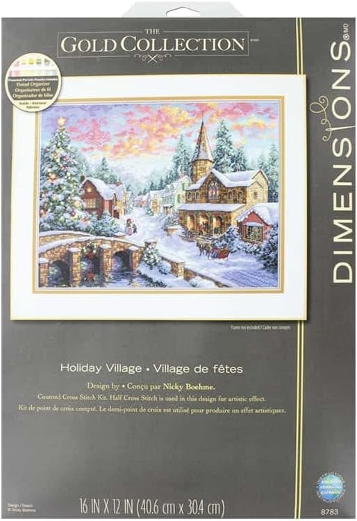 Набор для вышивания «Праздничная деревушка» — картинка 5