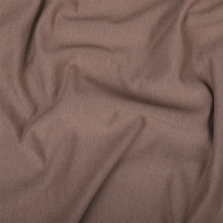 Ткань трикотаж Футер 2х нитка, петля, с лайкрой, 6 м, ширина 180 см, 230 г/м2, пенье, цвет: латте, TBY — картинка 2