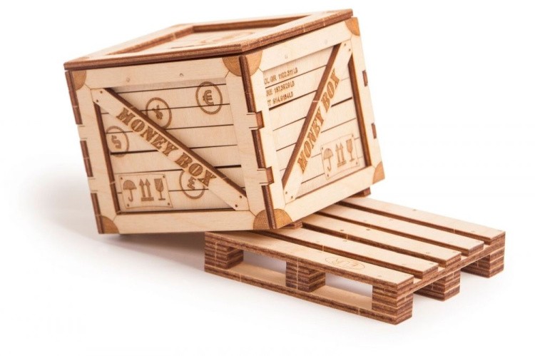 Конструктор из дерева «Погрузчик», Wood Trick — картинка 4