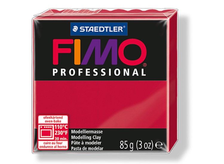 Полимерная глина FIMO Professional, цвет: пунцовый, 85 г