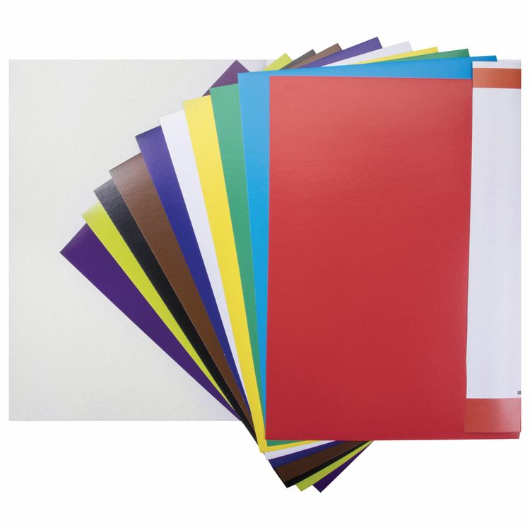 Картон цветной большого форматат «Галактика», А3, мелованный (глянцевый), 10 л., 10 цв., Brauberg — картинка 4