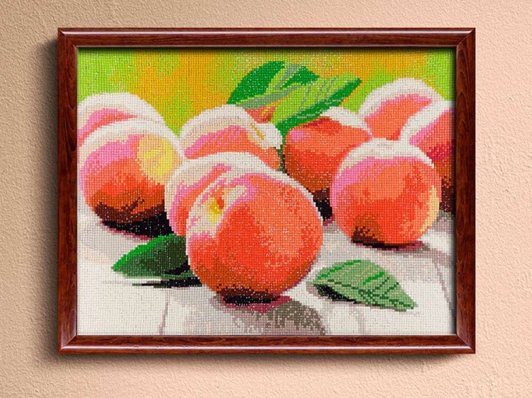 Алмазная вышивка «Персики» — картинка 2