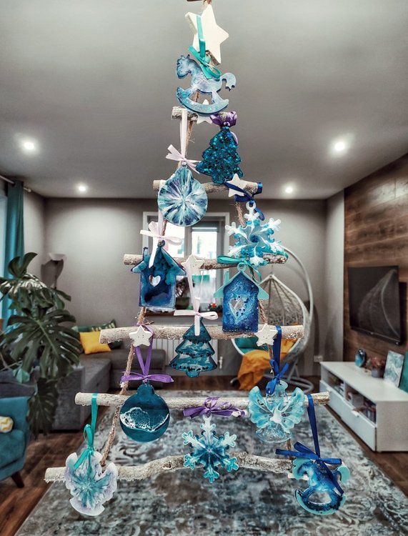 Набор для создания 12 шт елочных игрушек №7 Fir_tree_art — картинка 6