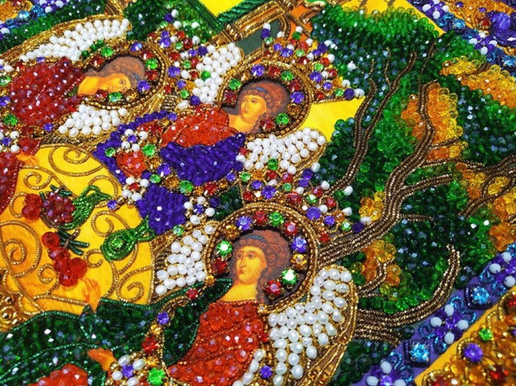 Набор вышивки хрустальными камнями «Святая Троица» — картинка 10