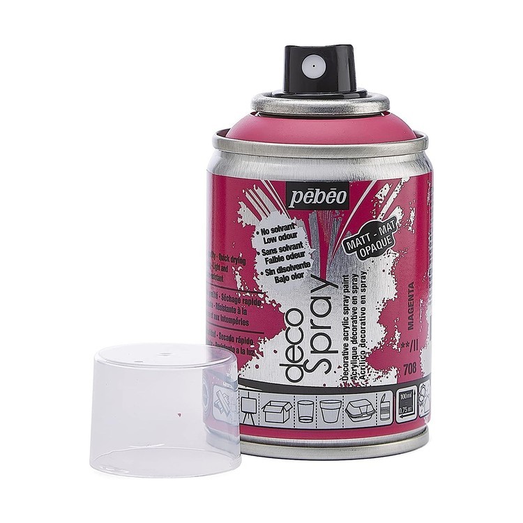 Краска на водной основе decoSpray, 093708 Пурпурно-красный — картинка 2