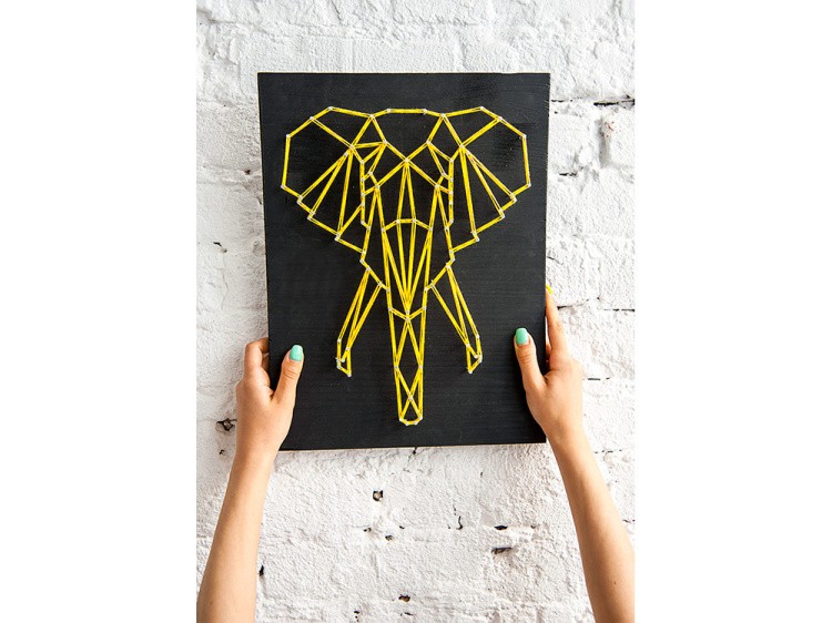Набор для творчества STRING ART «Слон минимализм» — картинка 6