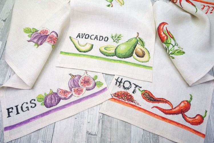 Набор для вышивания «Скатерть. Инжир» — картинка 3