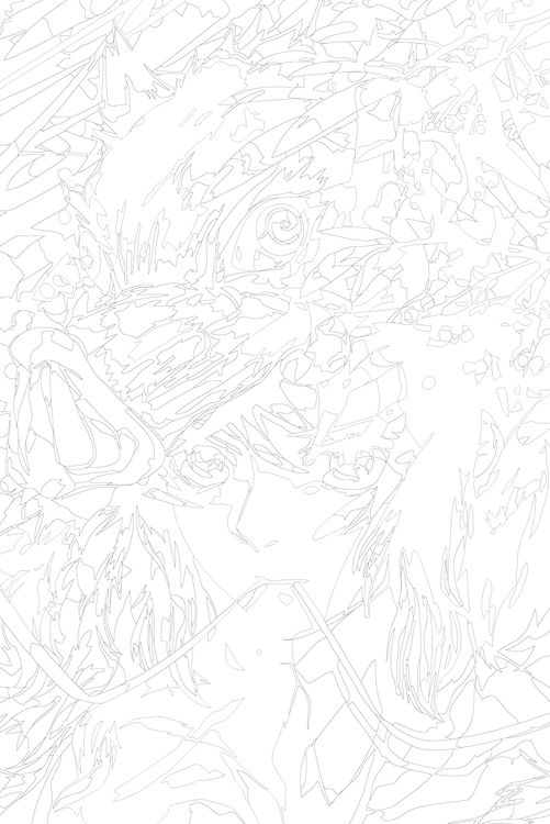 Картина по номерам «Клинок рассекающий демонов: Иноске Хашибира» — картинка 3