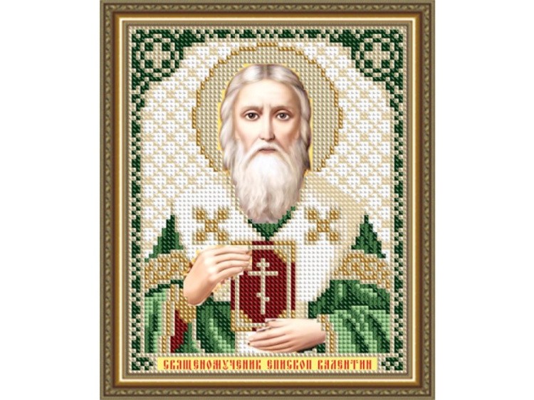 Рисунок на ткани «Священомученик Епископ Валентин»