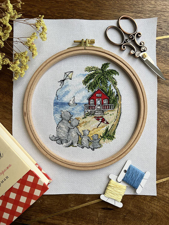 Набор для вышивания «Новоселье. Коты» — картинка 2