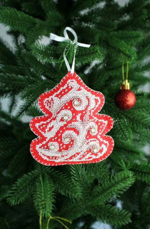 Набор для вышивания «Морозные узоры. Ёлочка» — картинка 5