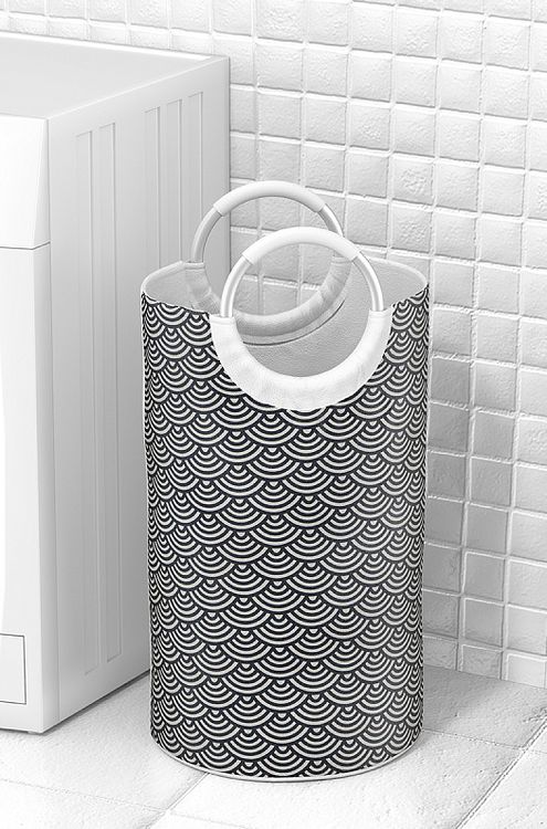 Ткань Лен, 140 г/м², 5 м x 150 см, цвет: геометрический принт, TBY — картинка 7