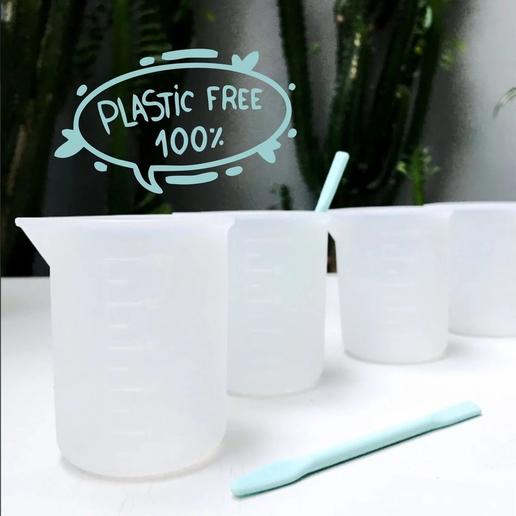 Силиконовый стакан для замешивания смолы 1 шт. 100 мл, Craftsmen.store — картинка 2