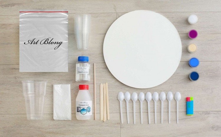 Набор для создания картины эпоксидной смолой Resin Art Space-2, Art Blong — картинка 2