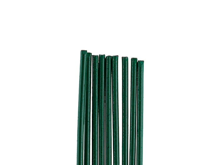 Проволока флористическая лакированная IGW-0.95 цвет: №01 зеленый d 0.95 мм, 20 шт., Blumentag