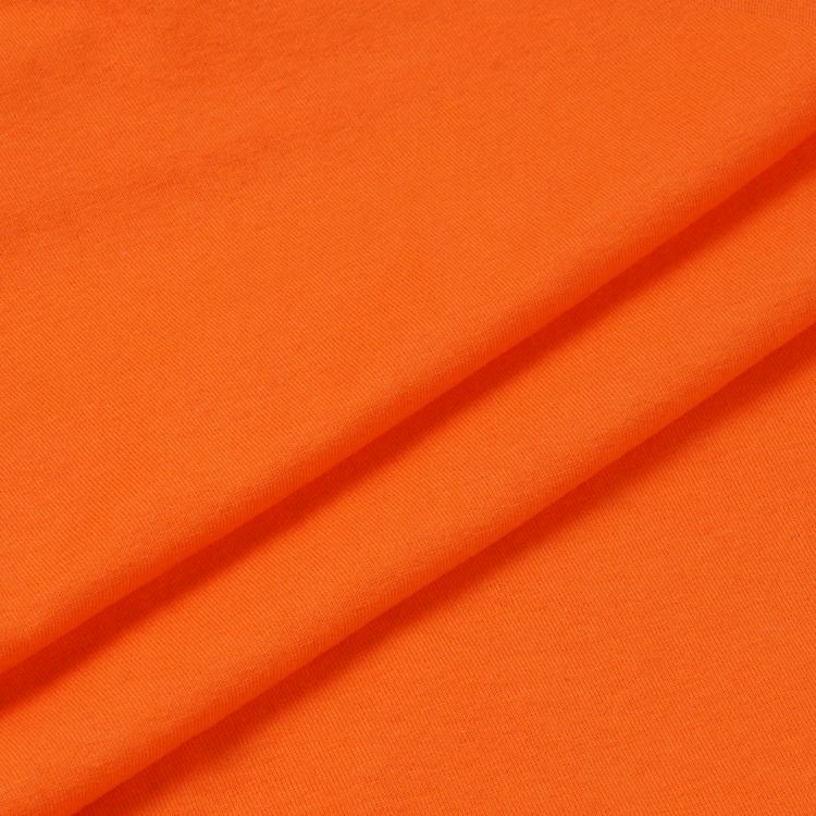 Ткань трикотаж Кулирка, опененд, 10 м x 200 см, 145 г/м², цвет: оранжевый, TBY — картинка 3