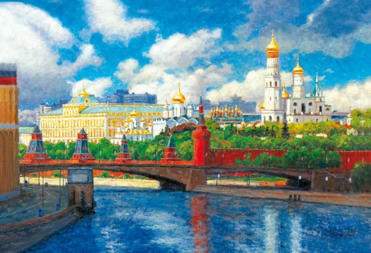Деревянные пазлы DAVICI «Московский кремль»