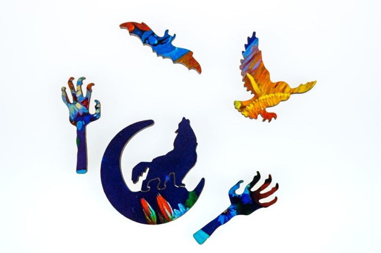 Деревянные пазлы DAVICI «Праздник полной луны» — картинка 8