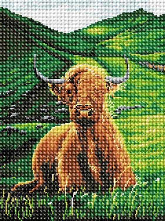 Алмазная вышивка «Коровка» — картинка 2