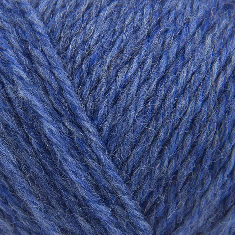 Пряжа из Троицка Шотландский твид (373), джинс меланж, 5 шт. по 100 г — картинка 2