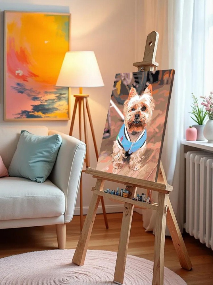 Картина по номерам «Йоркширский терьер» — картинка 10