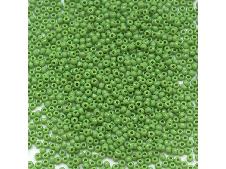 Бисер Чехия CHARLOTTE 1 361-11001 1,7 мм 13/0, 50 г, цвет: 53230 зеленый