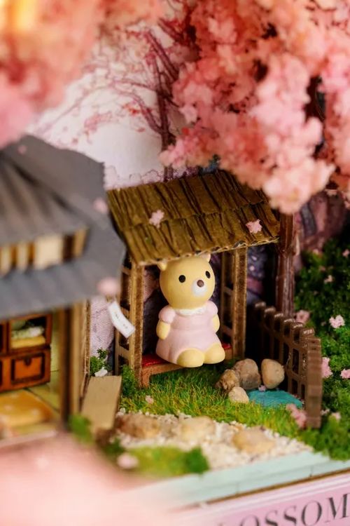 Сборная модель (румбокс) в шкатулке «Вишня в цвету» — картинка 2