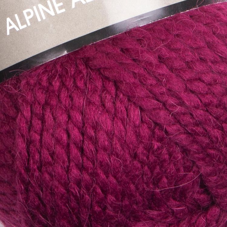 Пряжа YarnArt Alpine Alpaca (441), темная фуксия, 5 шт. по 150 г — картинка 2