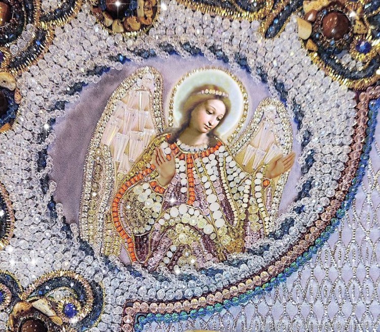 Вышивка Образа в каменьях «Молитва на удачу» — картинка 2