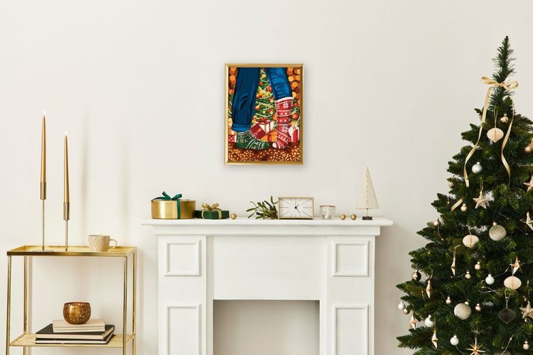 Картина по номерам «Свидание в Рождество» — картинка 3