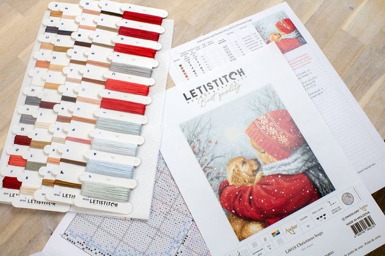 Набор для вышивания «Chrismas hugs» — картинка 5