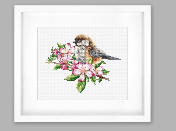 Набор для вышивания «Синица на ветке» — картинка 6