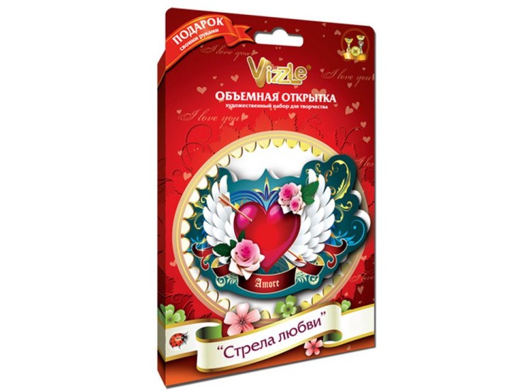 Объемная открытка «Стрела любви» — картинка 2