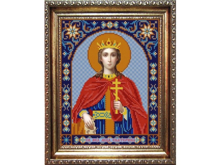 Рисунок на ткани «Св.Екатерина»