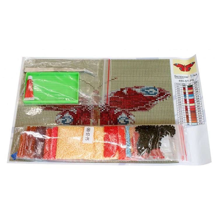 Алмазная вышивка «Павлиний глаз» — картинка 3