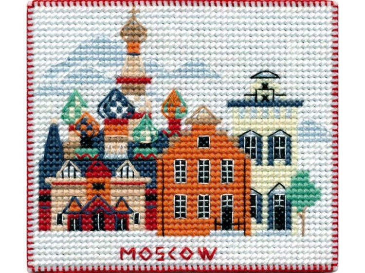 Набор для вышивания «Магнит. Столицы мира. Москва»