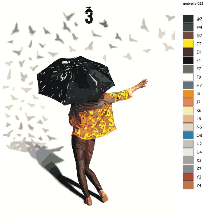 Картина по номерам «Академия Амбрелла: Клаус Харгривз - Роберт Шиэн 6» — картинка 2