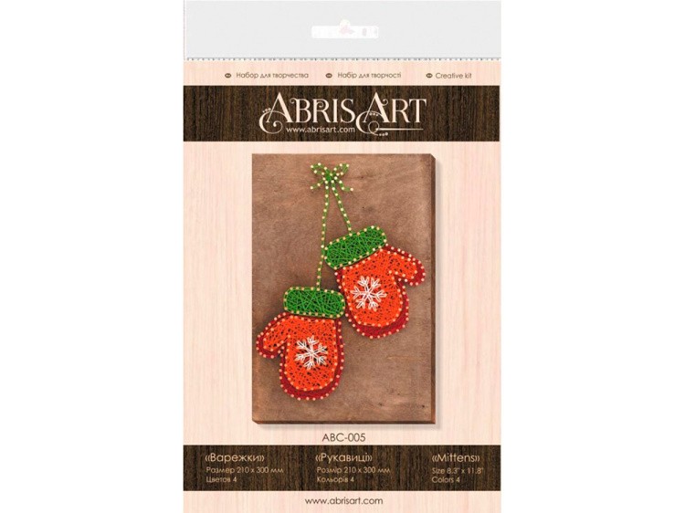 Набор для творчества STRING ART «Варежки» — картинка 6