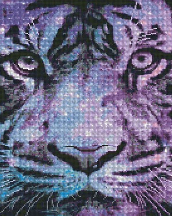 Алмазная вышивка «Космический тигр»