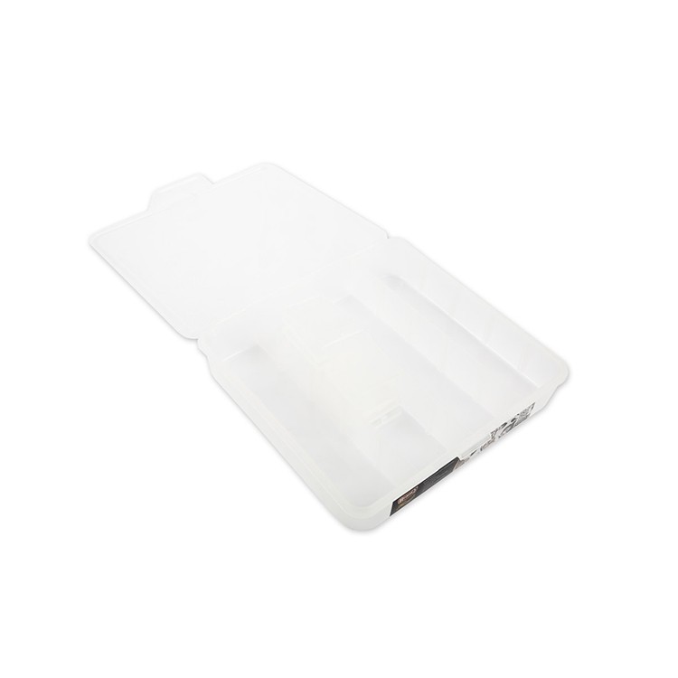 Органайзер пластиковый Fiori Orchid L, белый перламутровый, 20x20x4,2 см, Plastic Republic — картинка 2