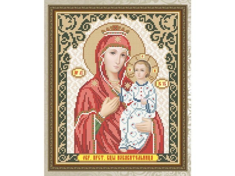 Рисунок на ткани «Образ Пресвятой Богородицы Избавительница»