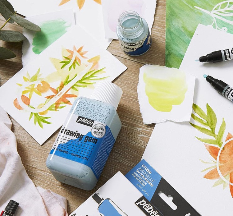 Маскирующая жидкость Drawing gum, 250 мл, PEBEO — картинка 4