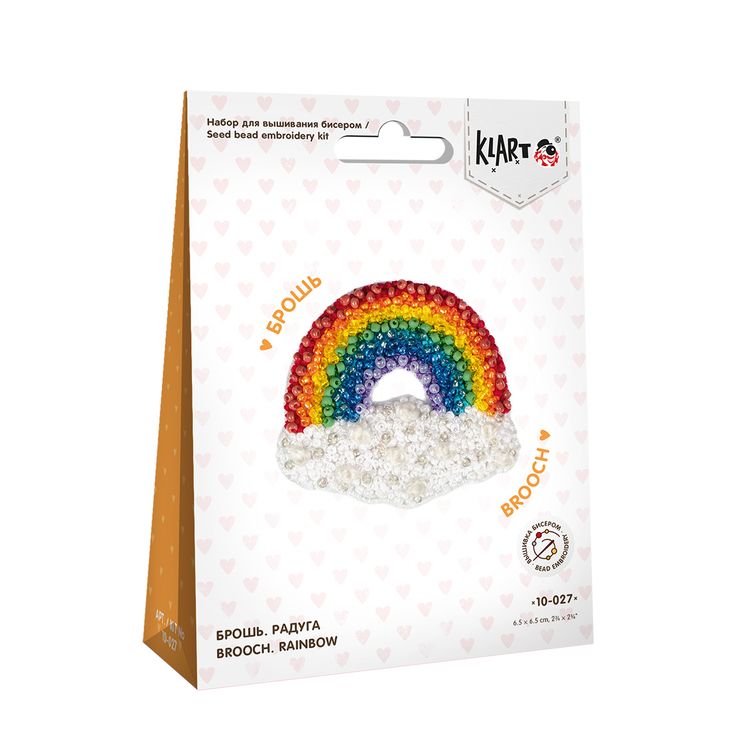 Набор для вышивания «Брошь. Радуга» — картинка 4