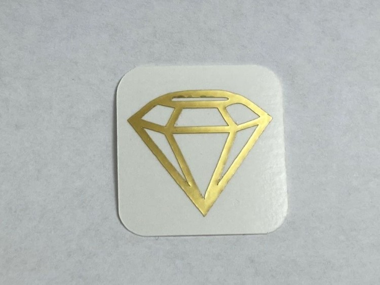 №41 Наклейка (золотые ) Sticker, Art Blong — картинка 2