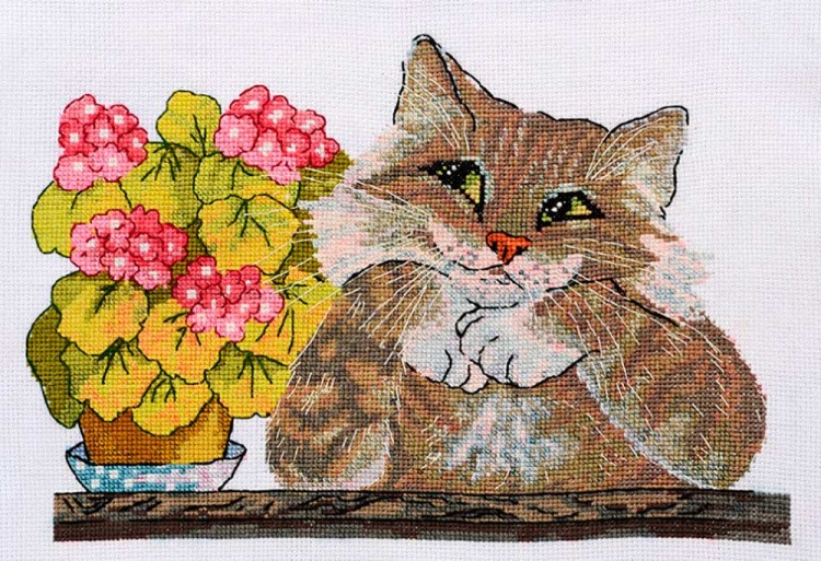 Набор для вышивания «На окошке» — картинка 2